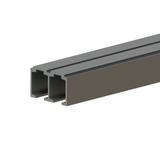 [EZY1HDD] Commercial Sliding Door Kit - EZY1 - Header - Double Sliding Door Track (118") — EZY1HDDBS