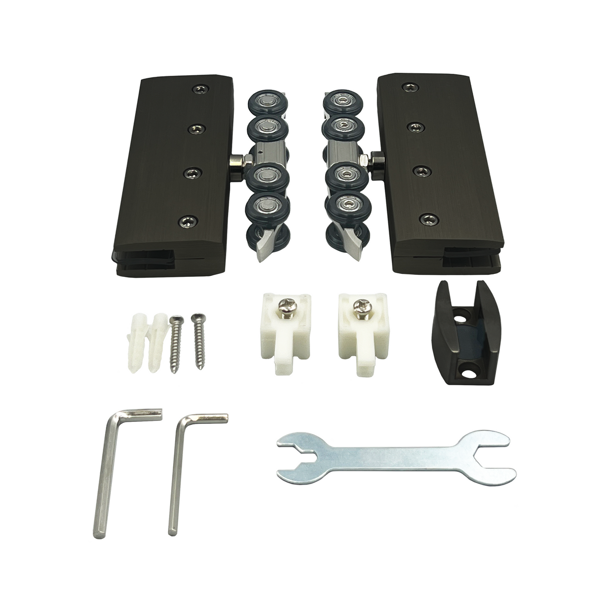 [EZY1HDKIT] Commercial Sliding Door Kit - EZY1 - Heavy Duty — EZY1HDKITMBL