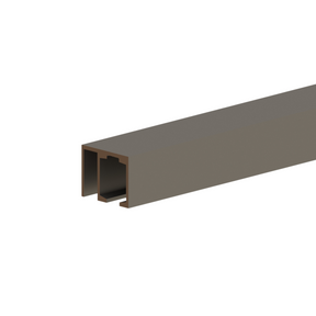 [EZY1HSDP] Commercial Sliding Door Kit - EZY1 - Header - Single Door + Panel Track (118") — EZY1HSDPBS