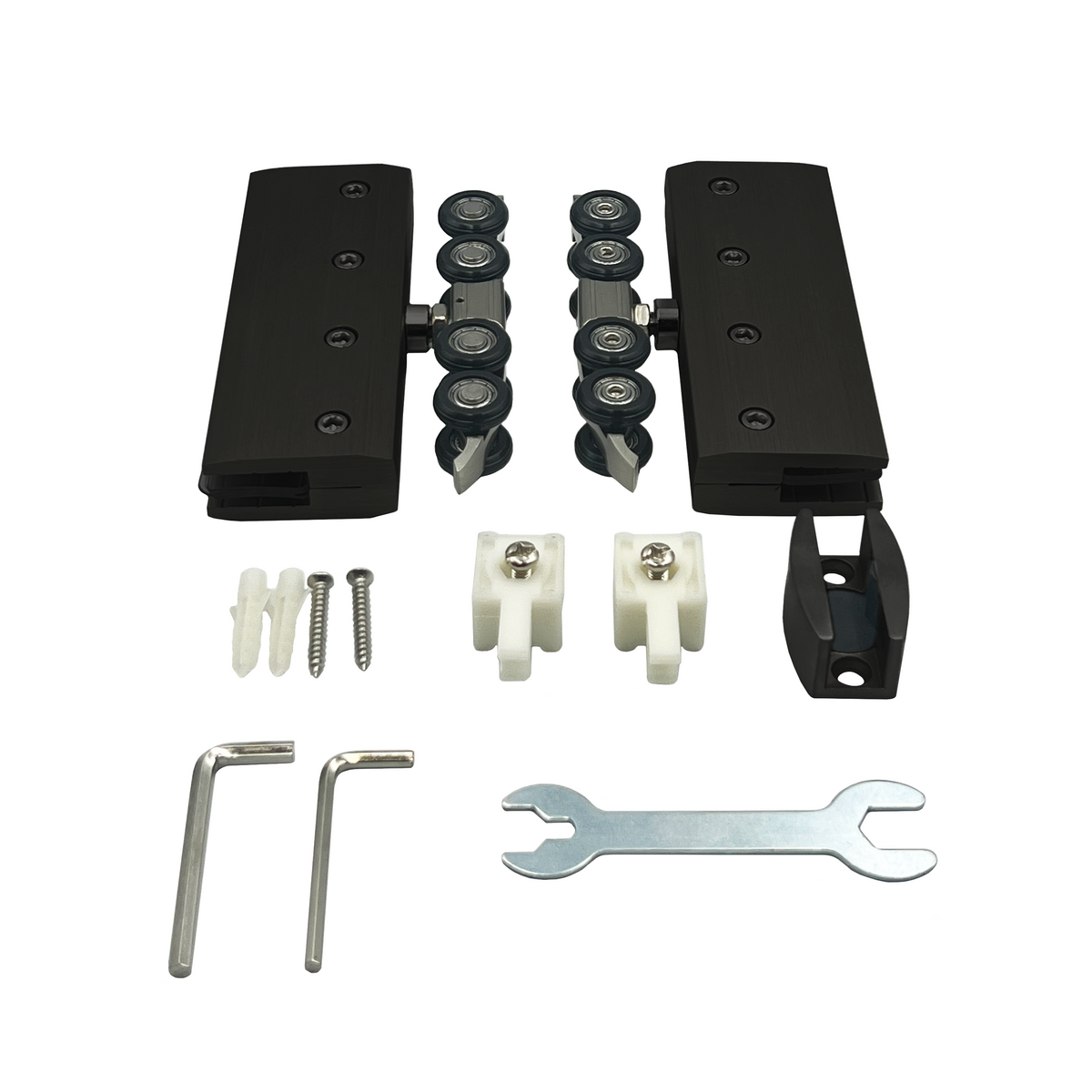 [EZY2HDKIT] Commercial Sliding Door Kit - EZY2 - Heavy Duty — EZY2HDKITMBL