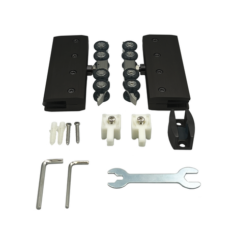 [EZY2HDKIT] Commercial Sliding Door Kit - EZY2 - Heavy Duty — EZY2HDKITMBL