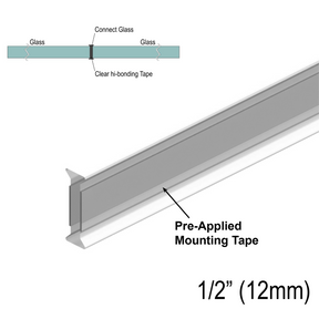 [GAPSWPG2G12] Sweep - Clear Copolymer Strip for 180 Degree 1/2" Glass (95") — GAPSWPG2G12
