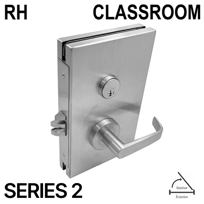 [GDL2CCINR] Commercial Center Lock - Classroom Version - Inswing, Right Hand — GDL2CCINRBS