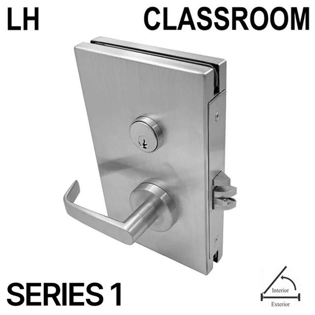 [GDLCCINL] Commercial Center Lock - Classroom Version - Inswing, Left Hand — GDLCCINLBS