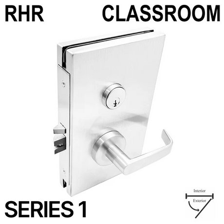 [GDLCCOUTR] Commercial Center Lock - Classroom Version - Outswing, Right Hand - RHR — GDLCCOUTRPS