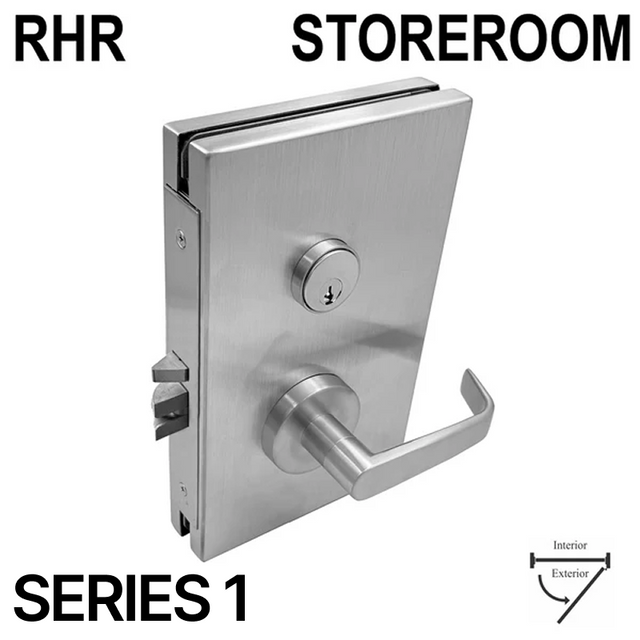 [GDLCSOUTR] Commercial Center Lock - Storeroom Version - Outswing, Right Hand - RHR — GDLCSOUTRBS