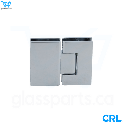 CRL Geneva 180 Series - 180° Glass-to-Glass Standard Hinge - Polished Chrome
