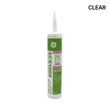 [GESCS1000MULTI] GE SCS1000 Clear Silicone Sealant - 299 mL — GESCS1000MULTISET
