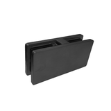[BDIVE180SQ] Pool Fence Hardware - Square Bracket - 180° Glass to Glass — BDIVE180SQMBL