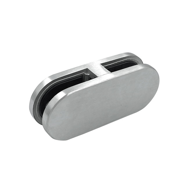[BDIVE180RD] Pool Fence Hardware - Round Bracket - 180° Glass to Glass — BDIVE180RDBS