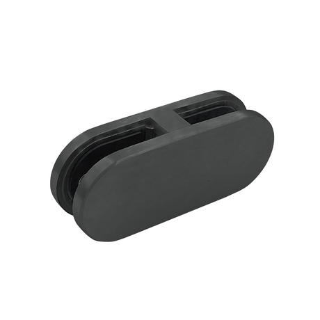 [BDIVE180RD] Pool Fence Hardware - Round Bracket - 180° Glass to Glass — BDIVE180RDMBL