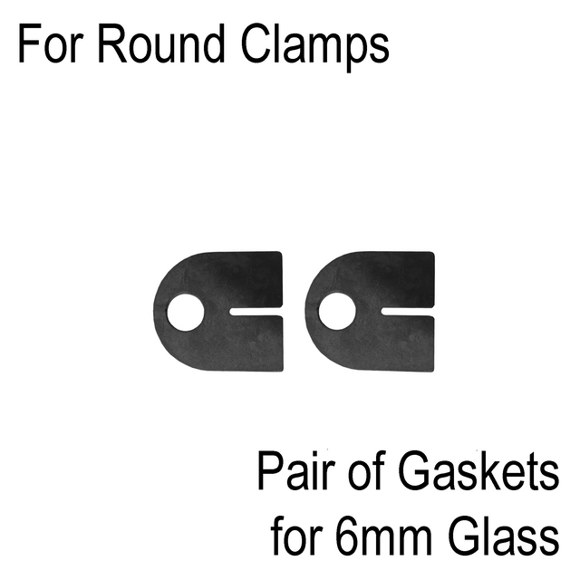 [RCLAMRUB6(PAIR)] Pair of Rubber Inserts for Round Railing Clamps - for 6mm Glass — RCLAMRUB6(PAIR)