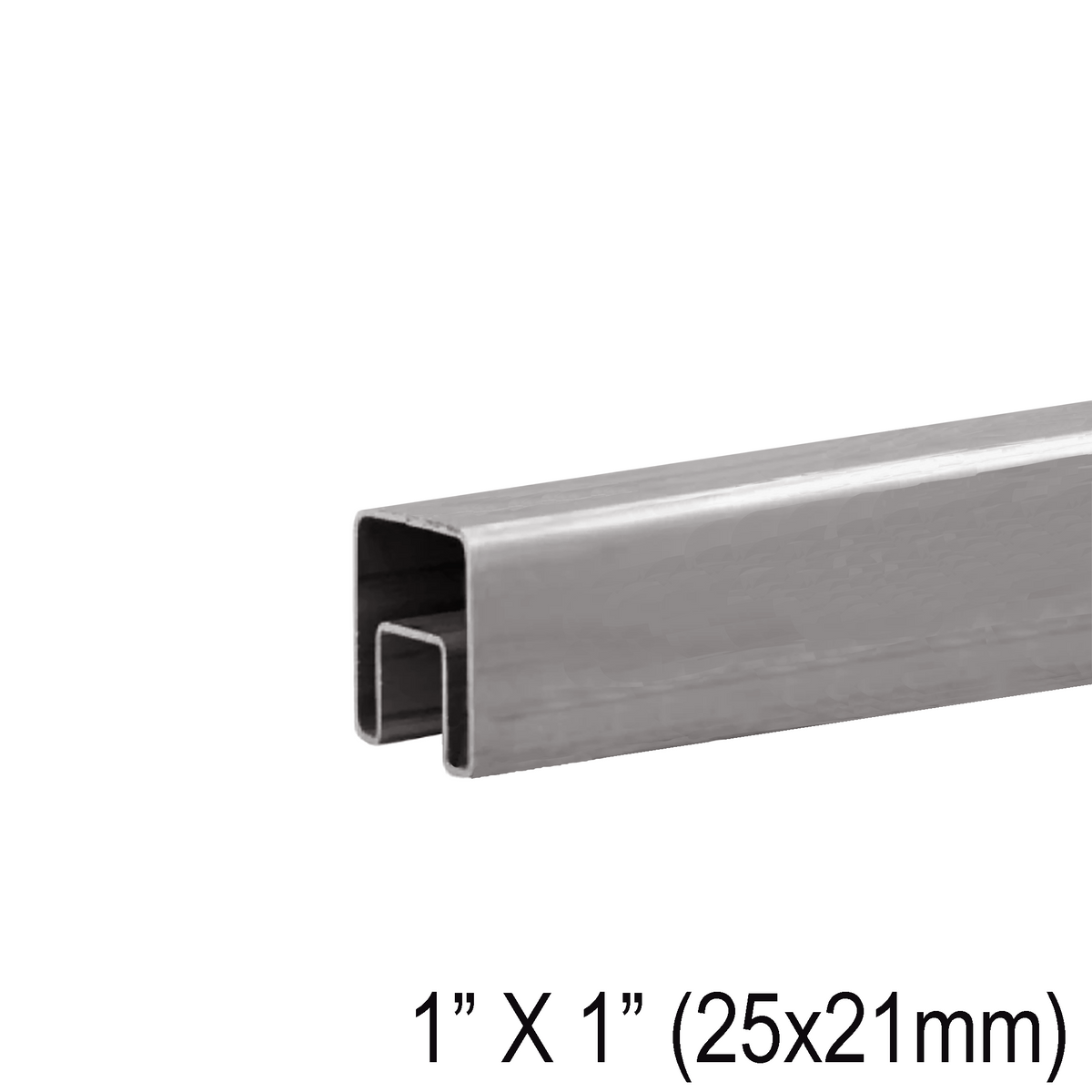 [CR1X1SQ] Caprail - 19' - 1 X 1" Square (SS316) — CR1X1SQBS