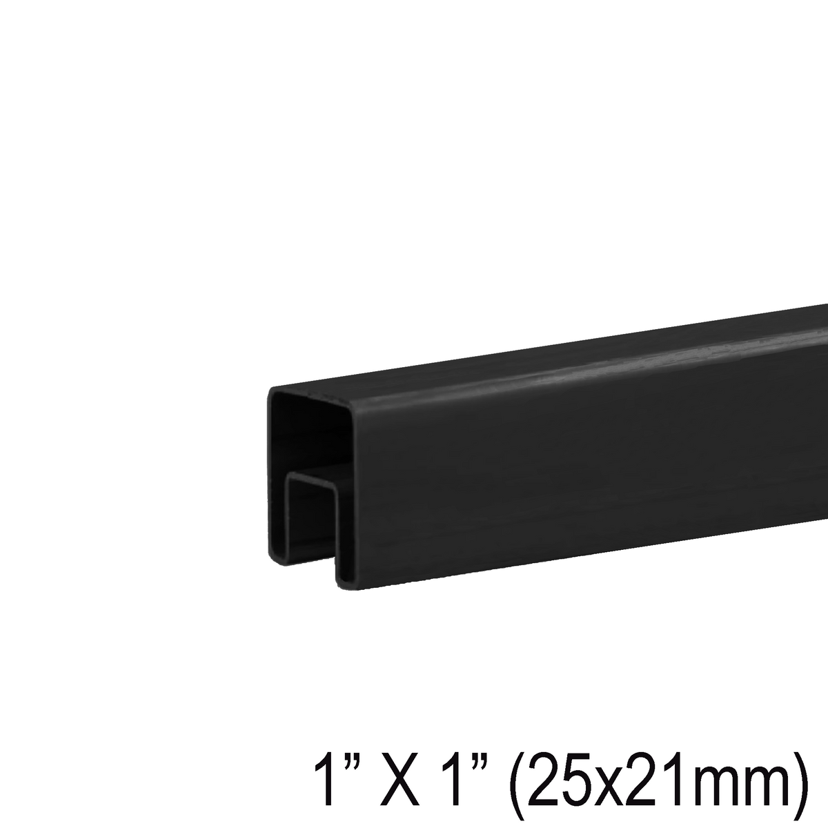 [CR1X1SQ] Caprail - 19' - 1 X 1" Square (SS316) — CR1X1SQMBL