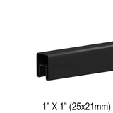 [CR1X1SQ] Caprail - 19' - 1 X 1" Square (SS316) — CR1X1SQMBL