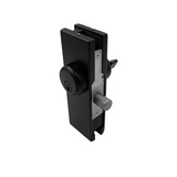 [GDLUS] Glass Door Lock - Patch Lock With American Style Cylinder — GDLUSMBL