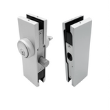 [GDLUSSET] Glass Door Lock - Patch Lock Set With American Style Cylinder — GDLUSSETSA