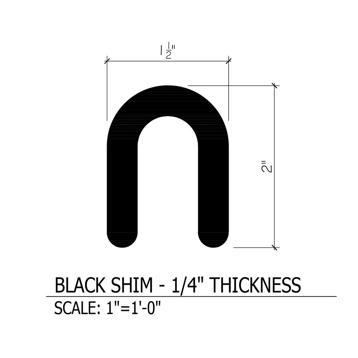 Plastic Horseshoe Shims - Pack of 100 — supplier image 6