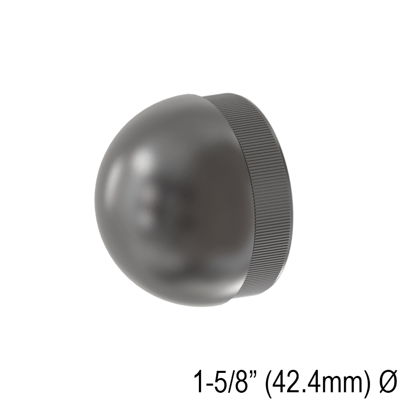 [END42.4B] Handrail - Endcap for 42.4mm Round Handrail - Ball — END42.4BBS