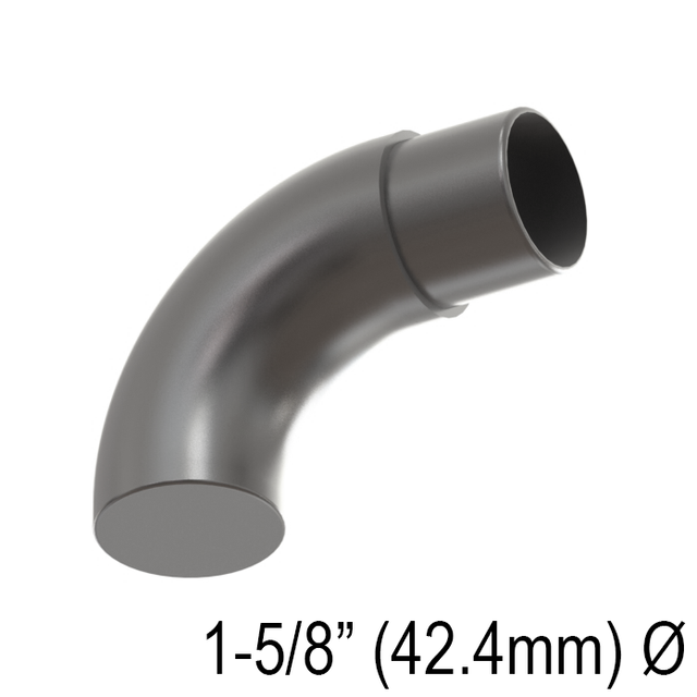 [END42.4C] Handrail - Endcap for 42.4mm Handrail - Curved — END42.4CBS