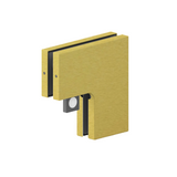 [PFIT60] Patch Fittings - Panel Glass to Glass - L-Shape Connector With Door Stopper — PFIT60SB