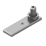 [PPIV403] Patch Pivot - Bottom Door Free-Swinging Pivot for Floor Mount — PPIV403PS
