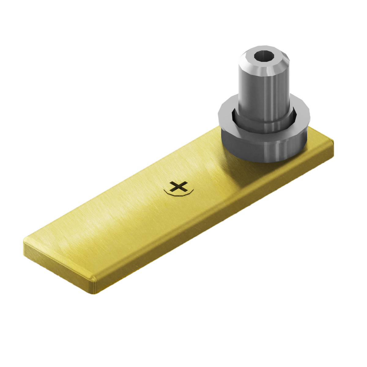 [PPIV403] Patch Pivot - Bottom Door Free-Swinging Pivot for Floor Mount — PPIV403SB