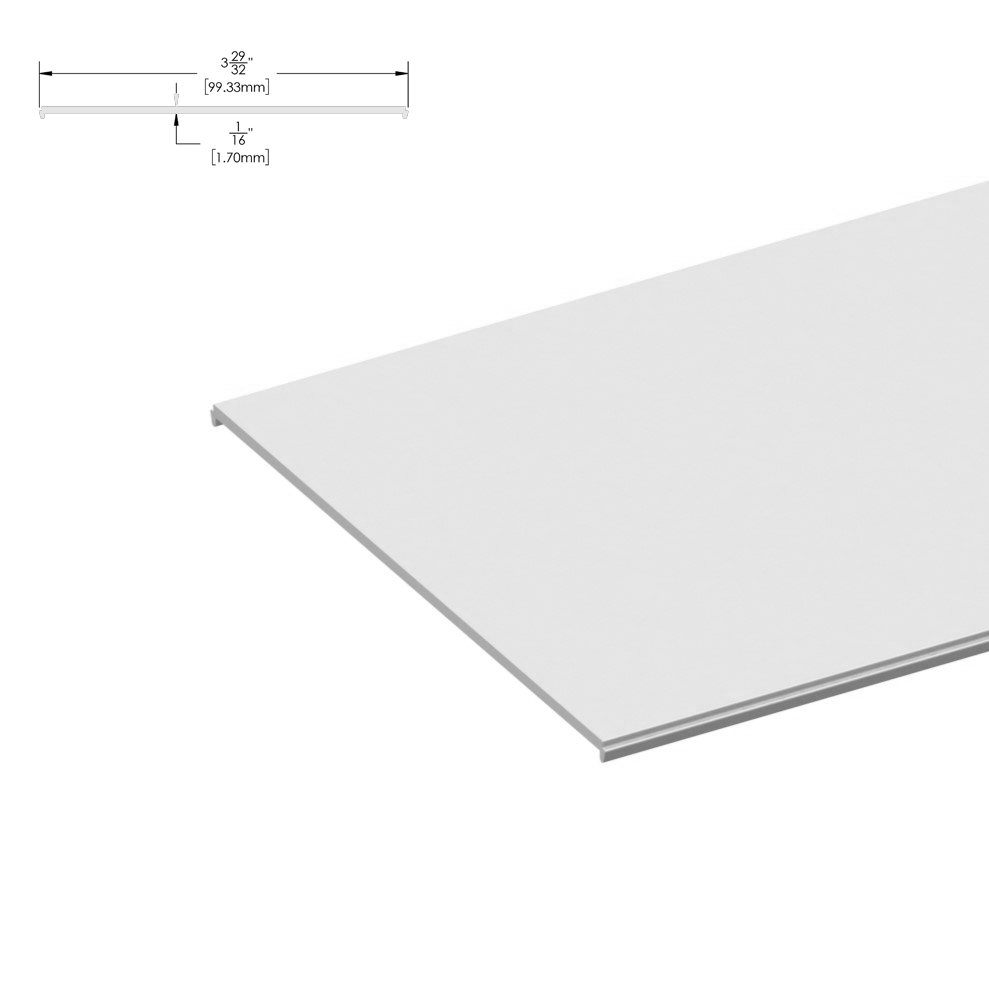 [DLUX4HFP120] Header System - 1-3/4 X 4" - Flat Plate - 120" Length — DLUX4HFP120SA