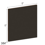 CUEND Commercial Glazing U-Channel End Caps — CUEND1X1MBL