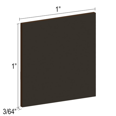 CUEND Commercial Glazing U-Channel End Caps — CUEND1X1MBL