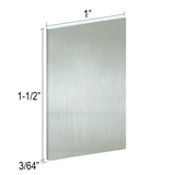 CUEND Commercial Glazing U-Channel End Caps — CUEND1X1.5BS
