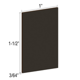 CUEND Commercial Glazing U-Channel End Caps — CUEND1X1.5MBL