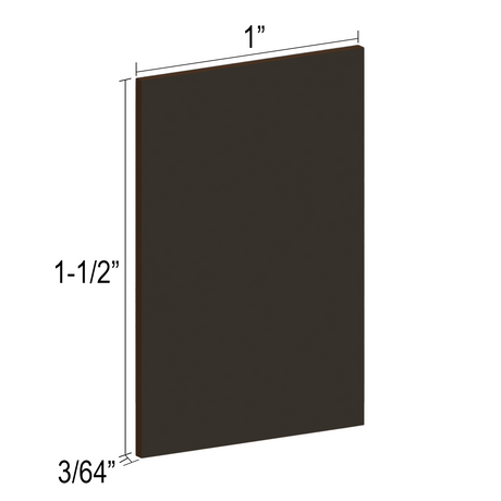 CUEND Commercial Glazing U-Channel End Caps — CUEND1X1.5MBL