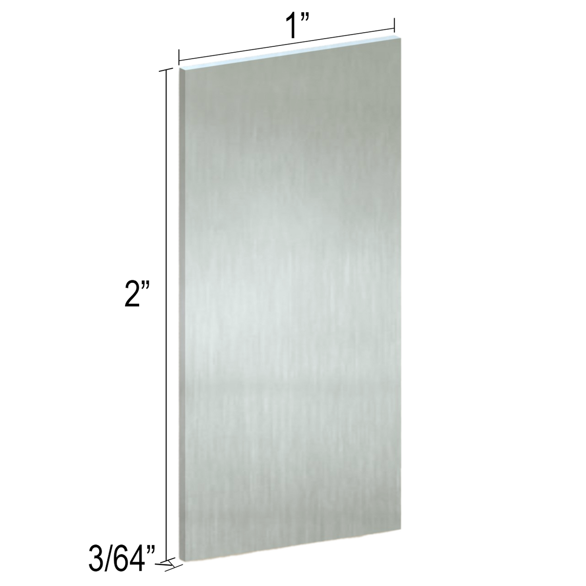 CUEND Commercial Glazing U-Channel End Caps — CUEND1X2BS