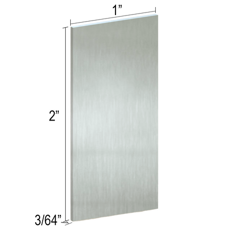 CUEND Commercial Glazing U-Channel End Caps — CUEND1X2BS