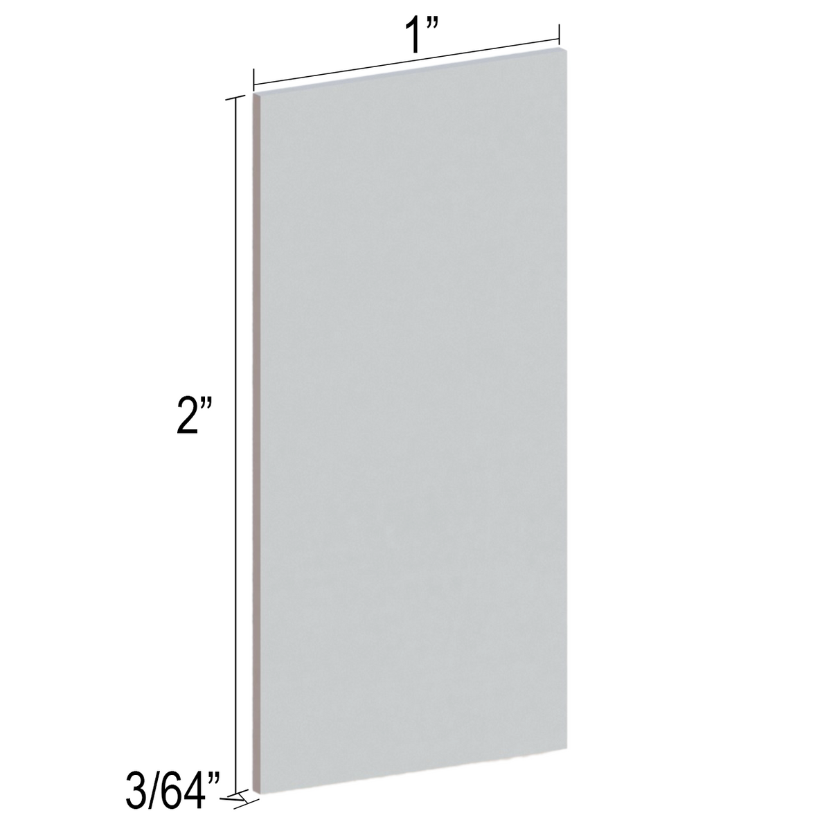 CUEND Commercial Glazing U-Channel End Caps — CUEND1X2SA