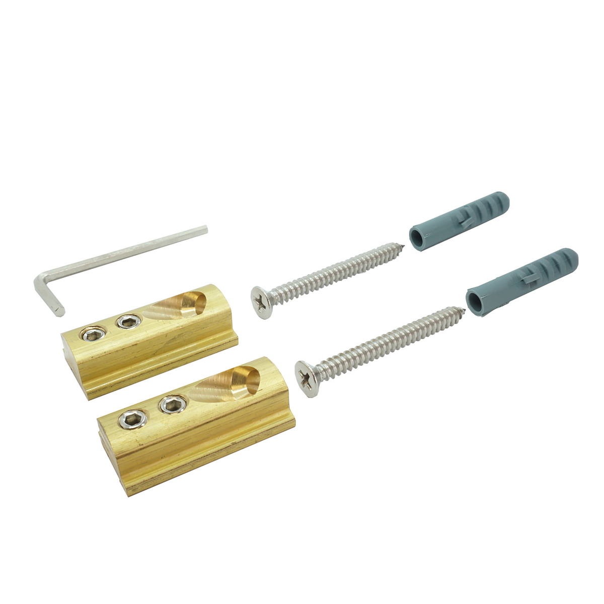 [HWMB] Shower Header - Brass Wall Mounting Brackets — HWMB