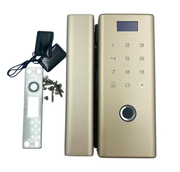Glass Door Lock - Digital Glass Door Lock - Glass & Wall Mount