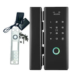 Glass Door Lock - Digital Glass Door Lock - Glass & Wall Mount