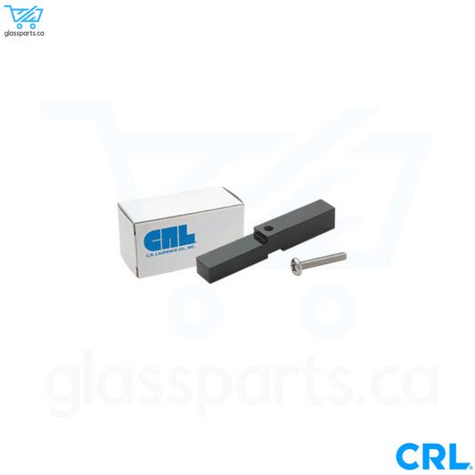 CRL Adapter Block for Prima, Shell and Rondo Hinges - Matte Black