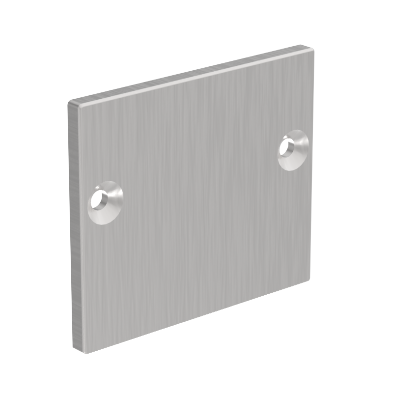 [HDAUEND] Heavy Duty Commercial U-Channel - Endcap — HDAUENDBS