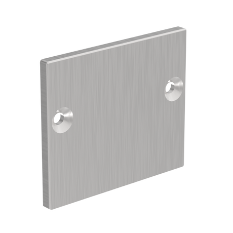 [HDAUEND] Heavy Duty Commercial U-Channel - Endcap — HDAUENDBS