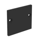 [HDAUEND] Heavy Duty Commercial U-Channel - Endcap — HDAUENDMBL