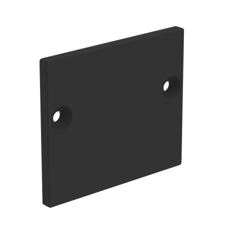 [HDAUEND] Heavy Duty Commercial U-Channel - Endcap — HDAUENDMBL