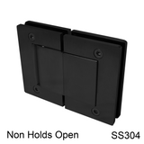 [HULK180NHO-304] Hydraulic Hinge - 180° Glass to Glass - NHO - Box of 2 - SS304 — HULK180NHOMBL304