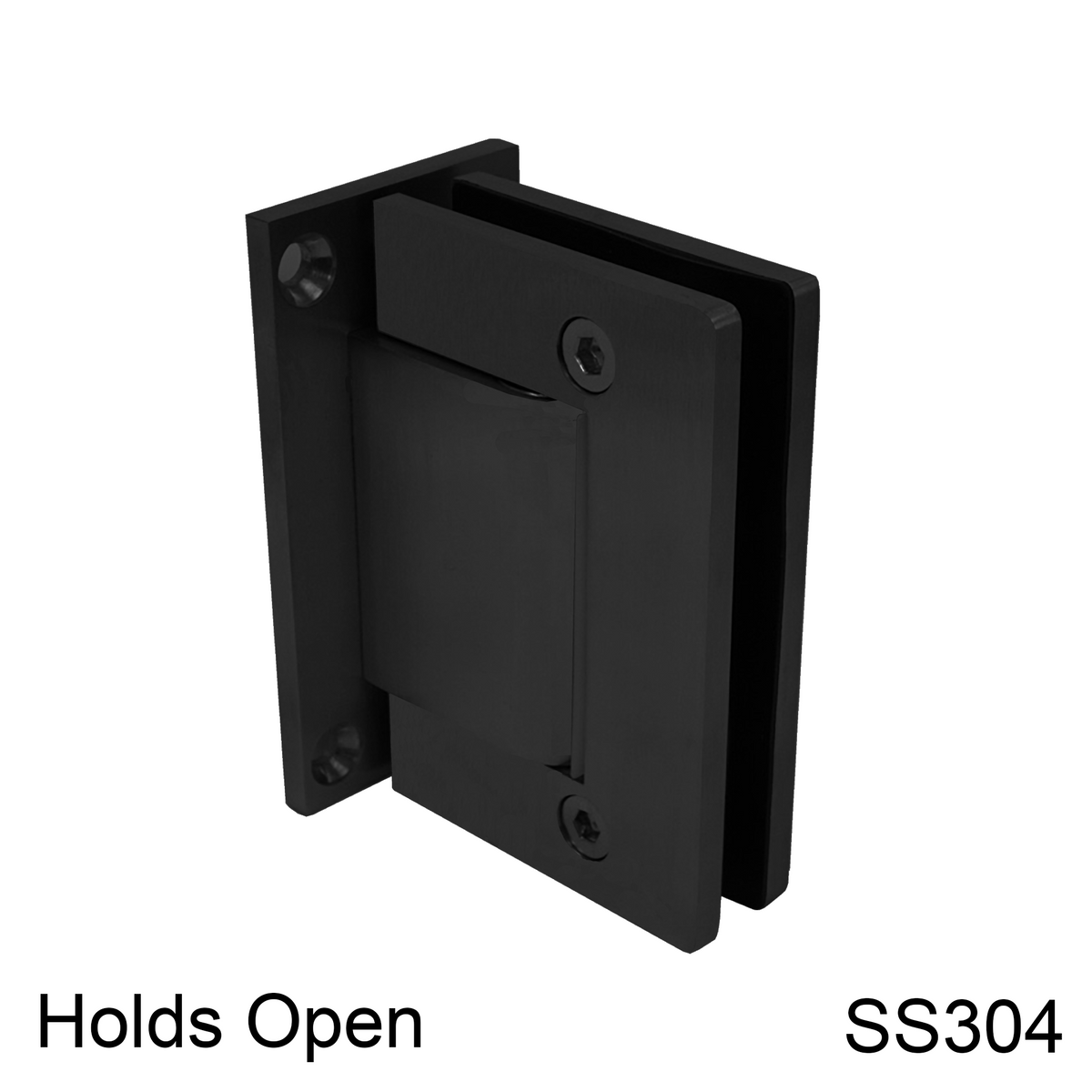 [HULK90HO-304] Hydraulic Hinge - 90° Wall to Glass - HO - Box of 2 - SS304 — HULK90HOMBL304