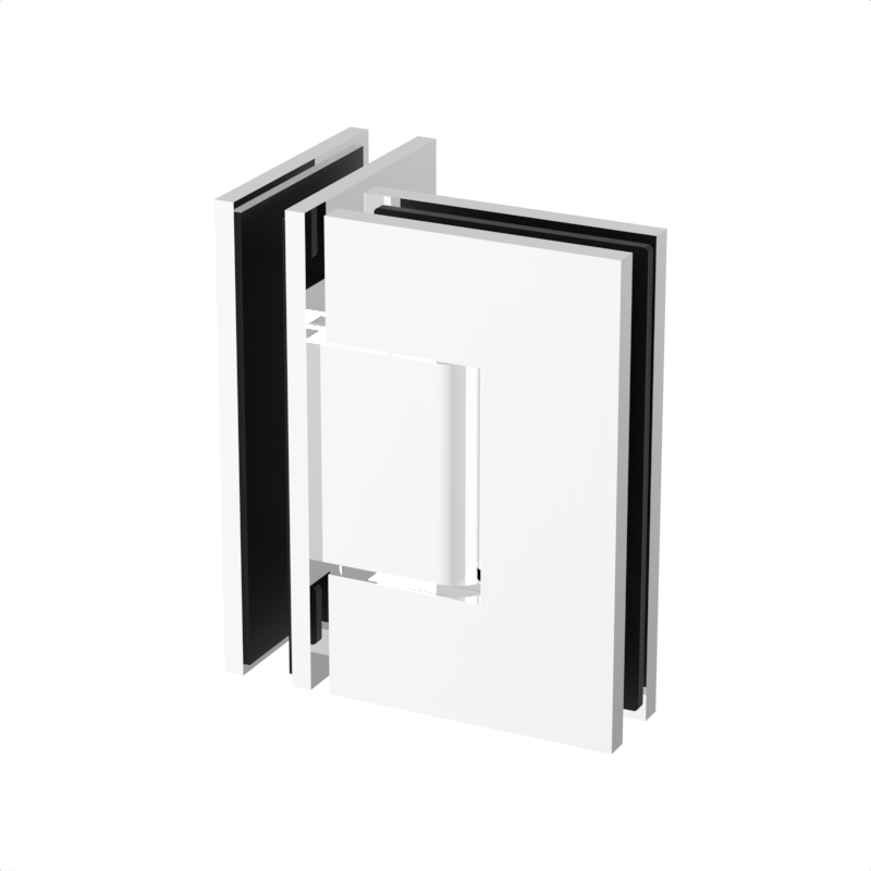 Jennifer shower hinge Glass to Glass 90° — White