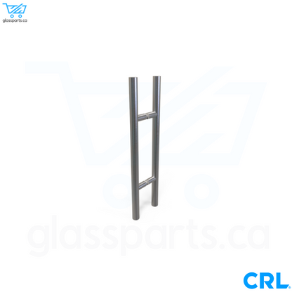 CRL, poignée de traction dos à dos extra longue, style échelle, 24 po, acier inoxydable brossé