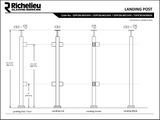 Poteaux d'angle d'atterrissage - H1