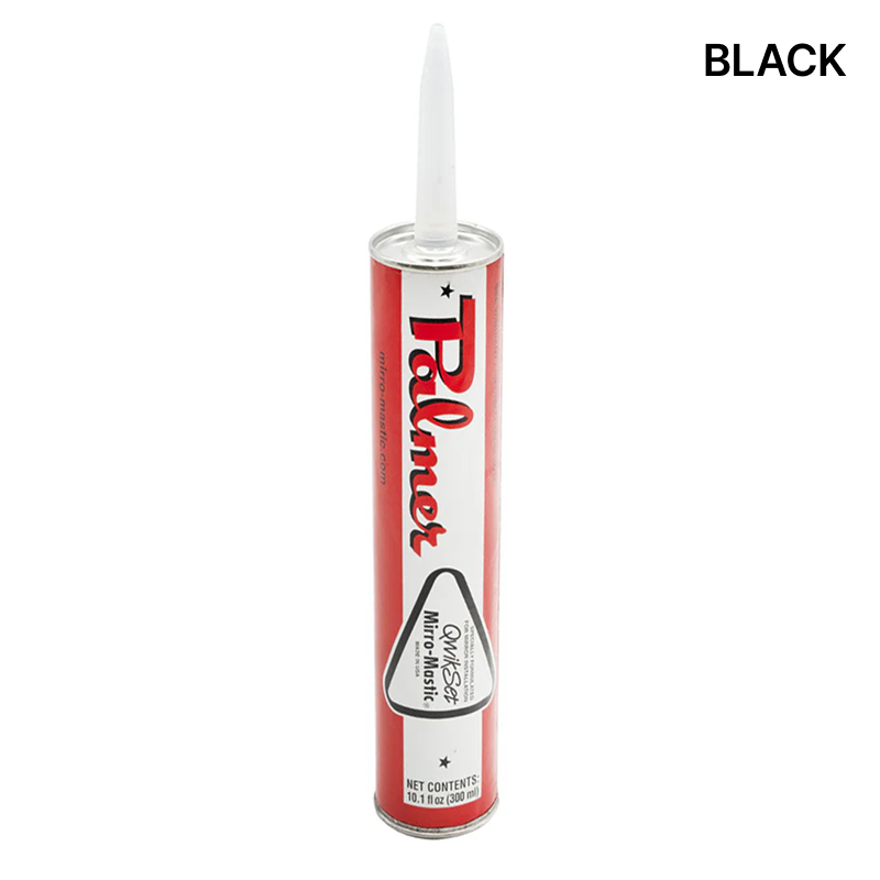[MASTIC-QWIKSET] Cleaners & Sealants - Mirro-Mastic QwikSet 10.1 oz Cartridge (Black) — MASTIC-QWIKSET24